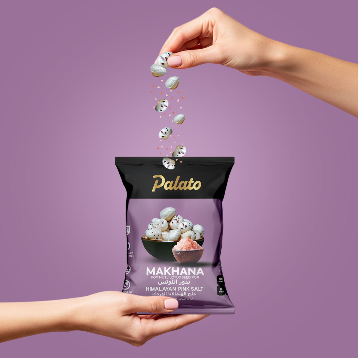 Roasted Makhana-Himalayan Pink Salt Flavor 25g