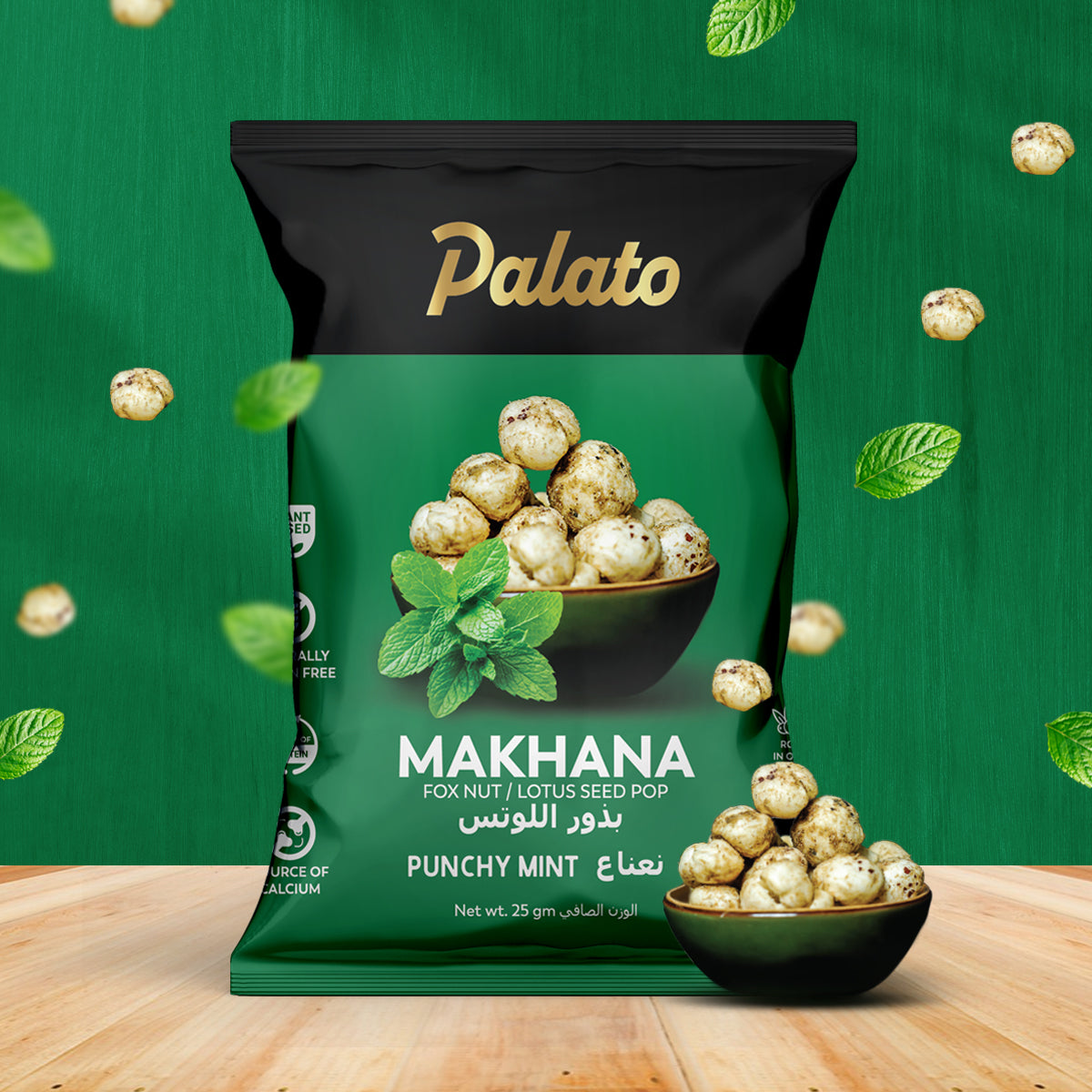 Roasted Makhana-Punchy Mint Flavor 25g