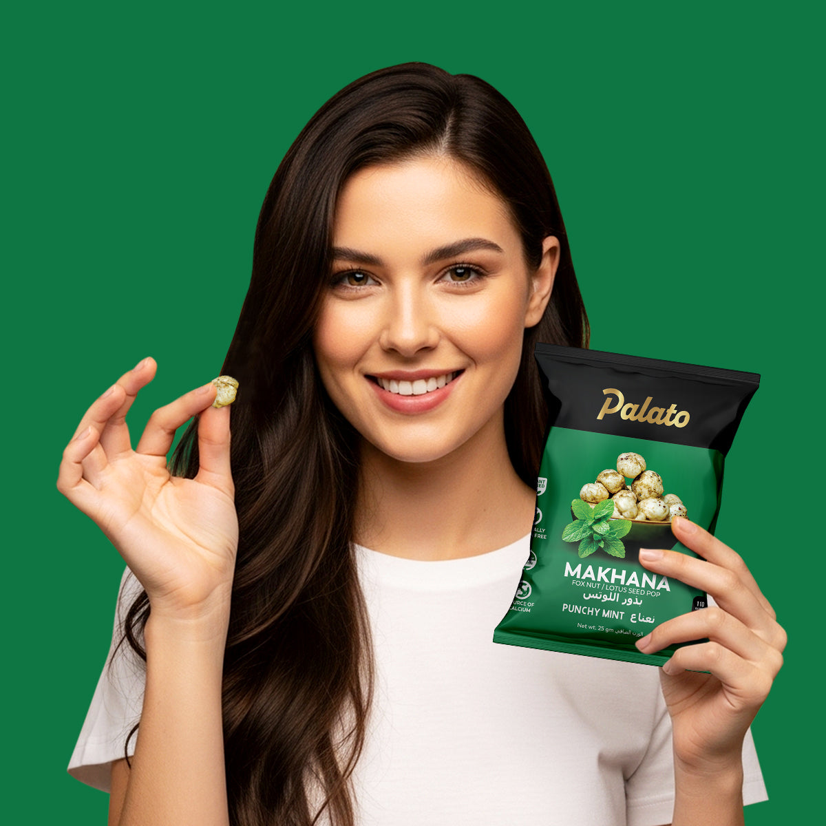 Roasted Makhana-Punchy Mint Flavor 25g